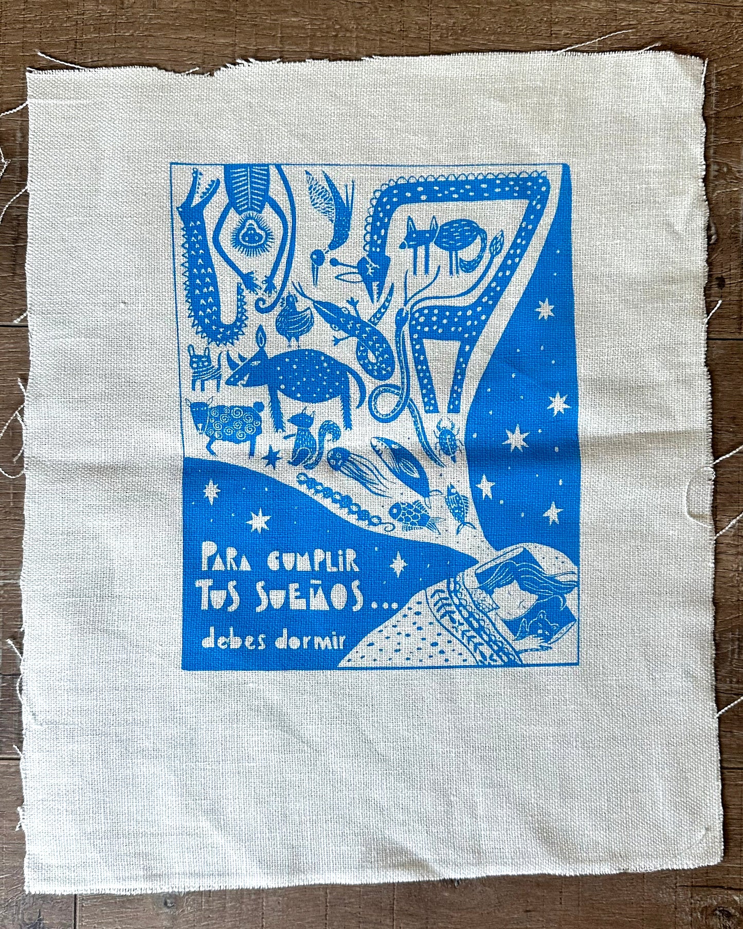 Poster Serigrafía "Para cumplir tus sueños debes dormir"