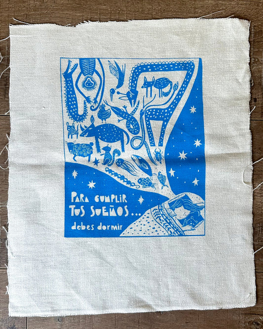 Poster Serigrafía "Para cumplir tus sueños debes dormir"