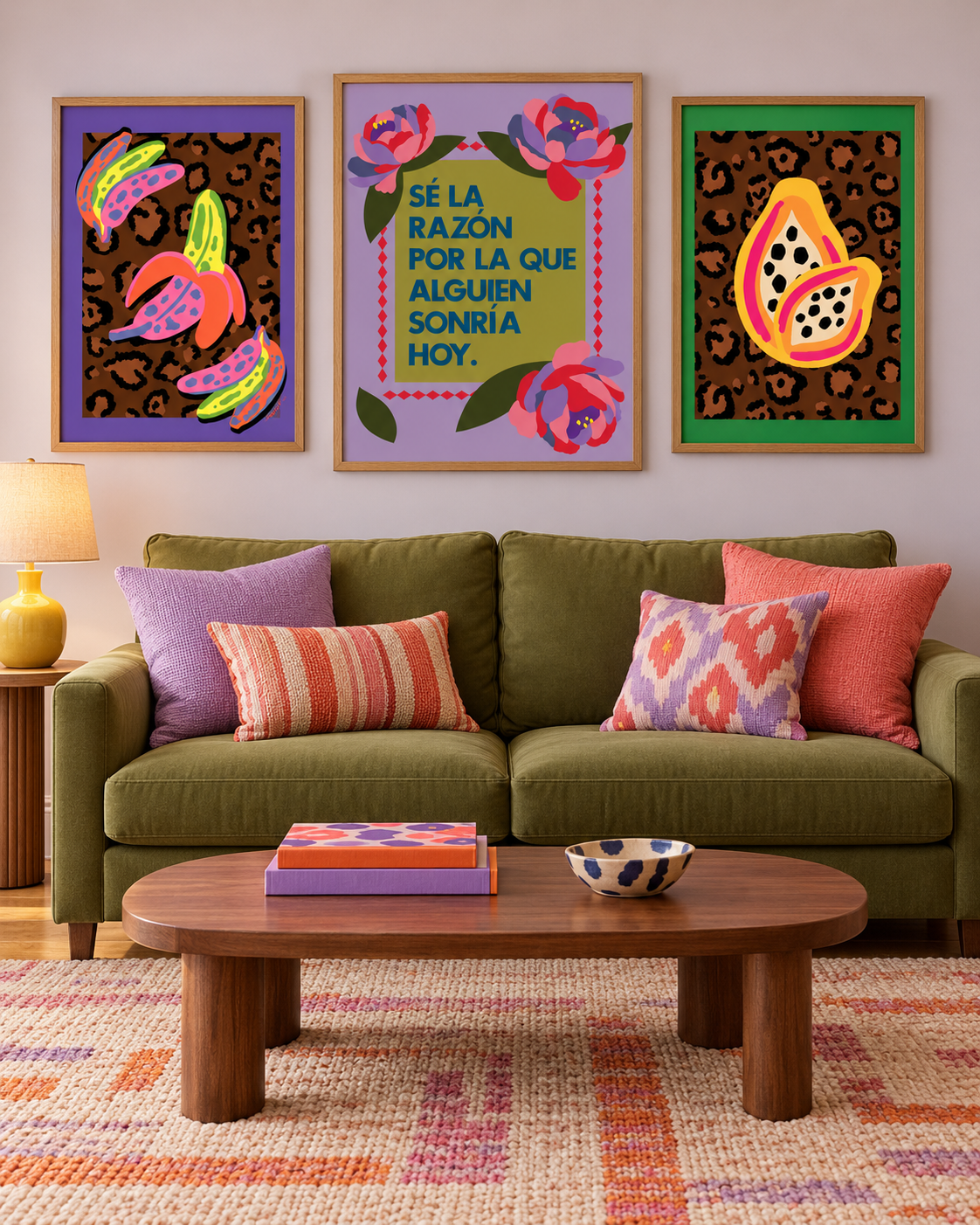 Lámina descargable "Banana Animal Print"