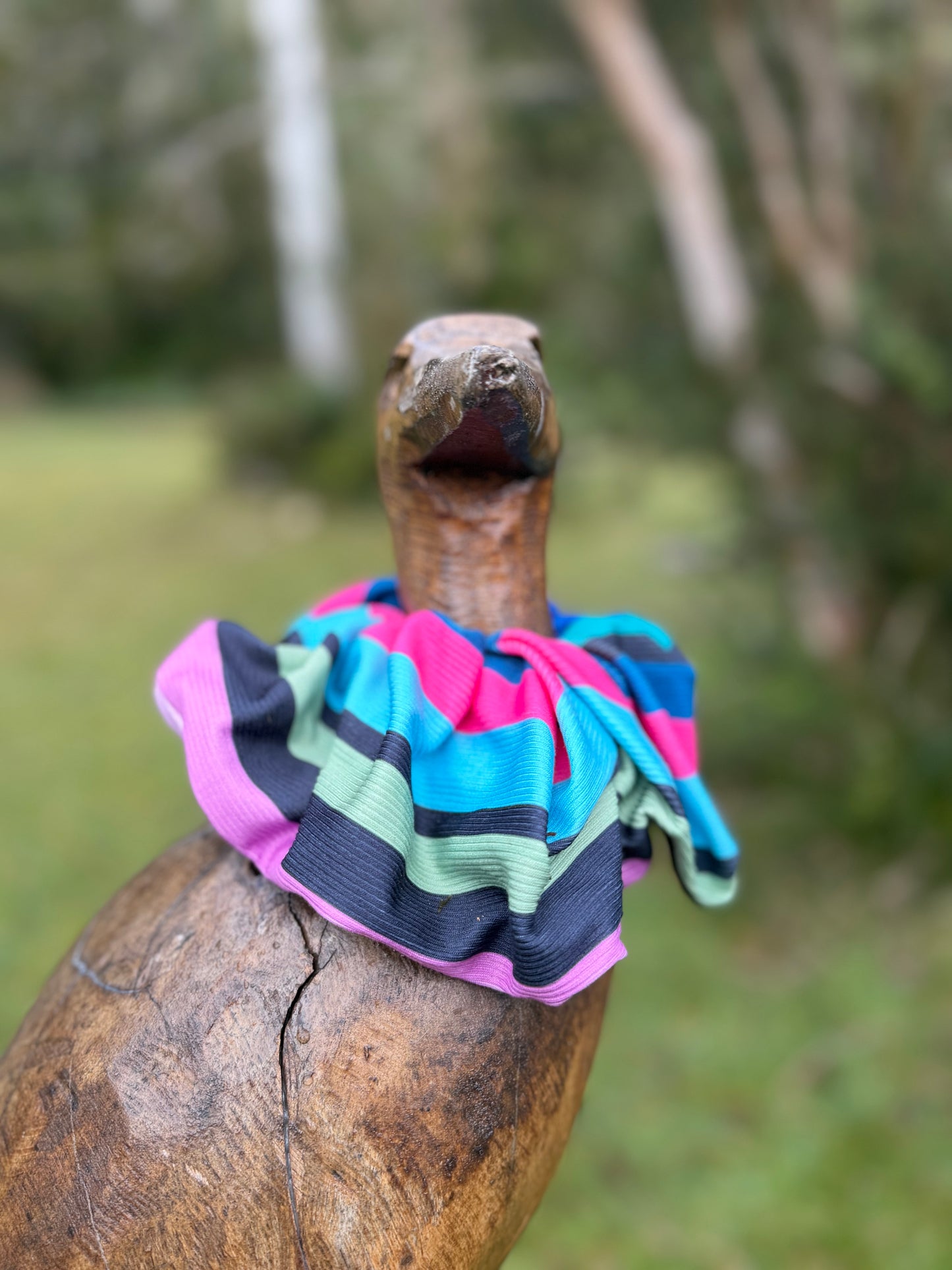 Scrunchie Puyehue Rayas