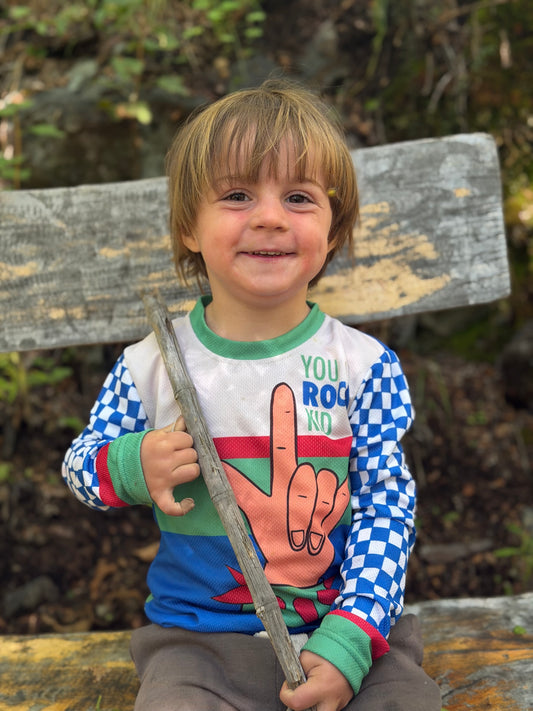 Polera Personalizable "Rock, I love you" Boys