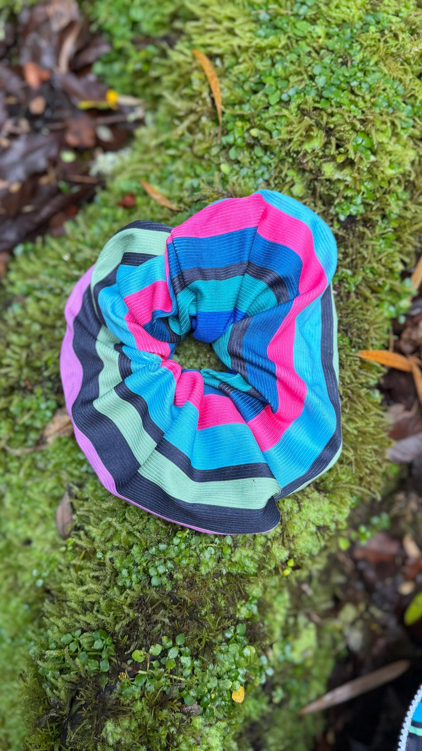 Scrunchie Puyehue Rayas