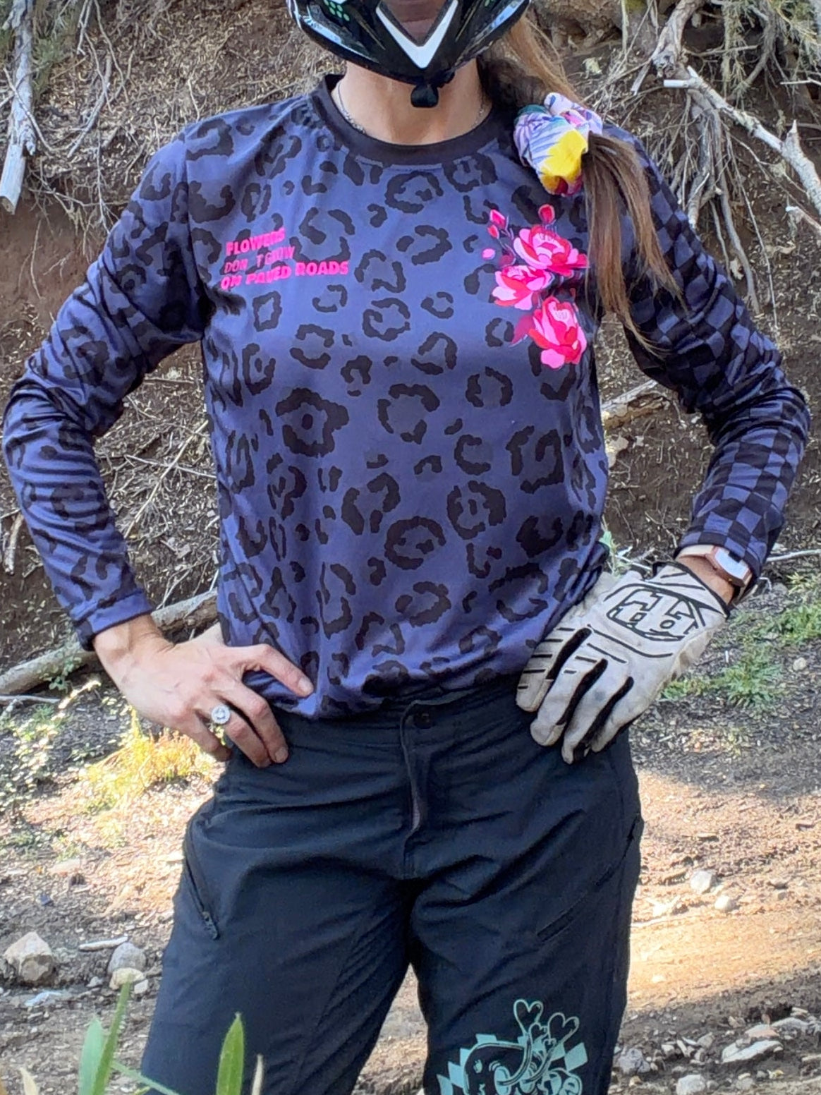 Polera Personalizable Animal Print Flower