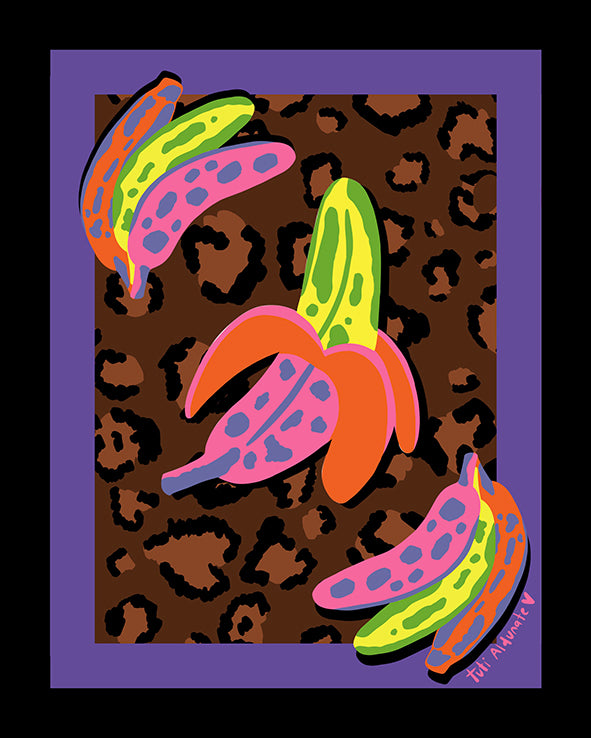 Lámina descargable "Banana Animal Print"