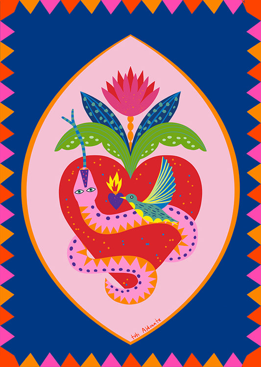 Lámina descargable "Corazón de Serpiente"