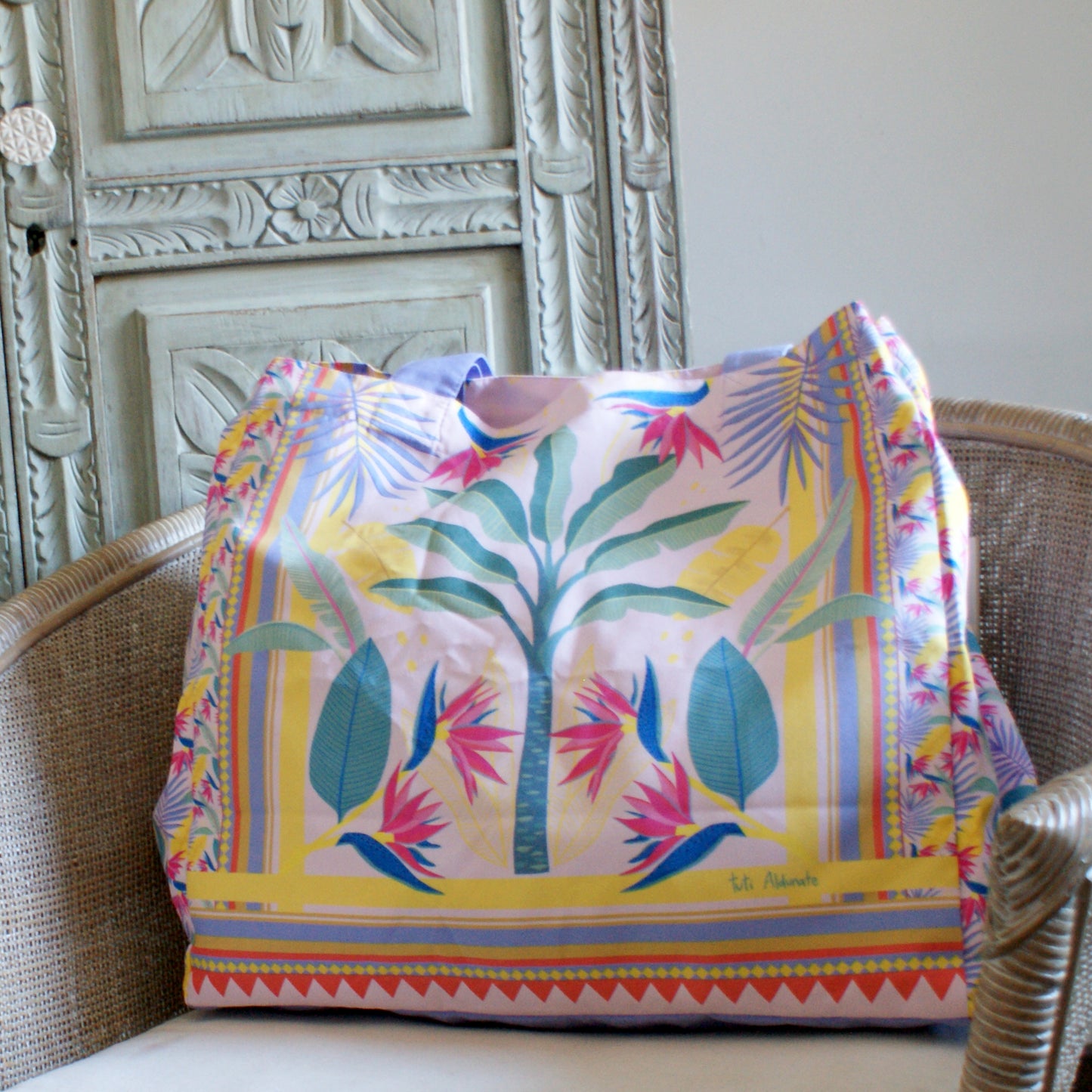Maxi tote Bag Ave del Paraíso