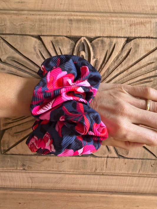 Scrunchie Animal Print Rosa