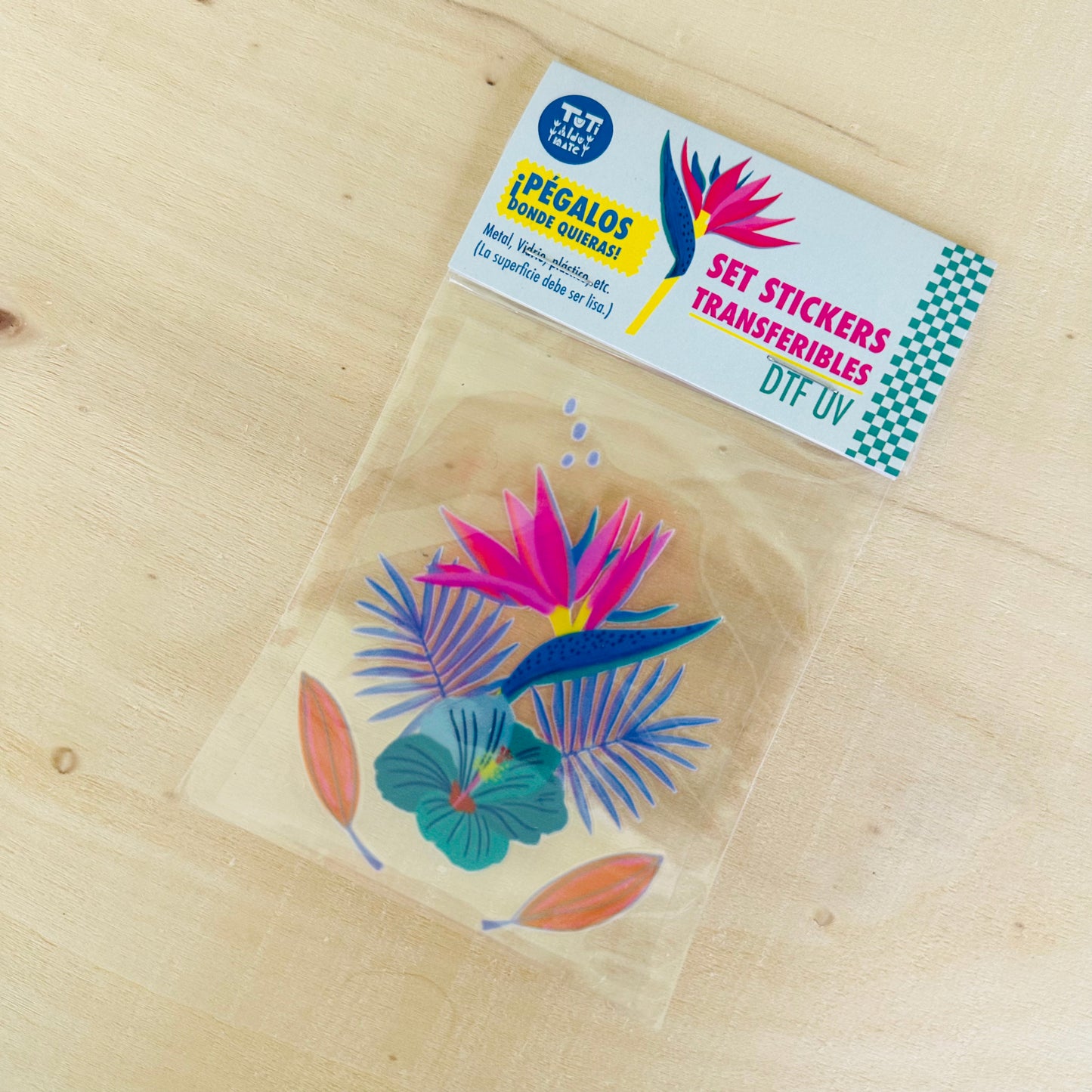 Stickers Transferibles "Ramo Floral" XS (Extra Small)