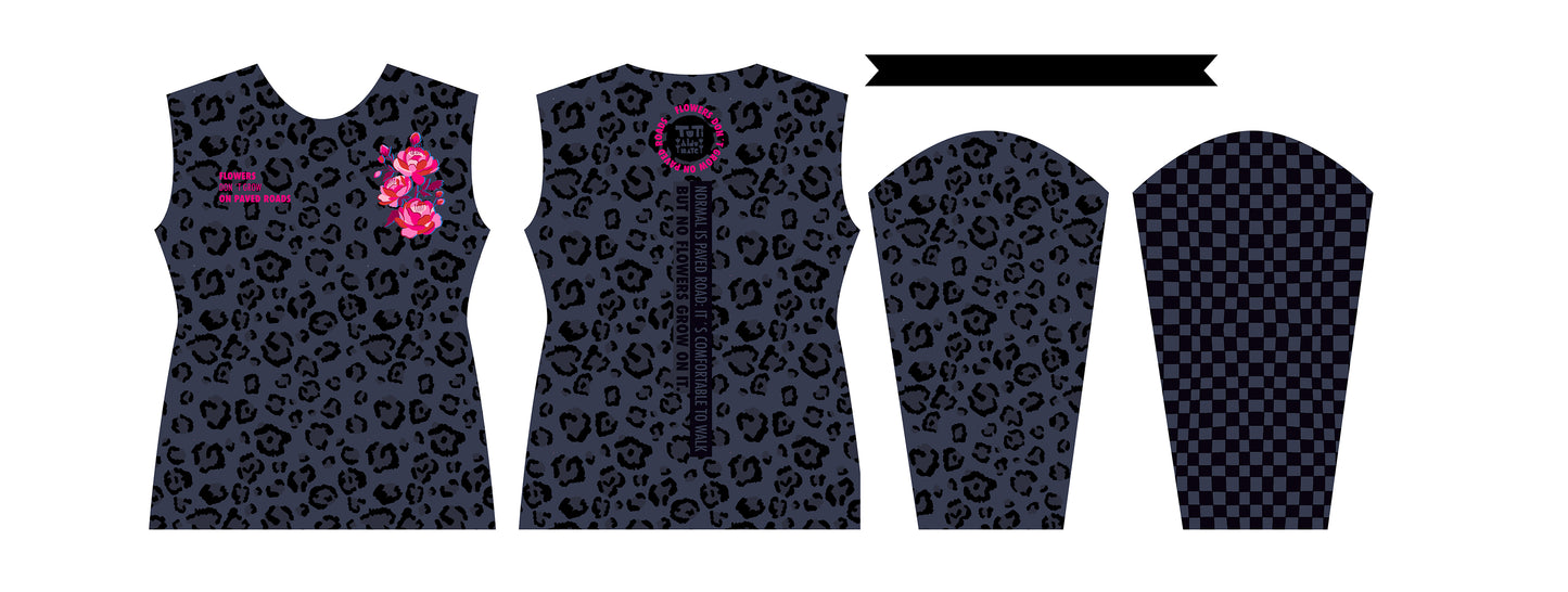 Polera Personalizable Animal Print Flower