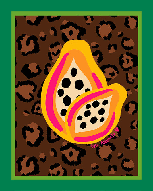 Lámina descargable "Papaya"
