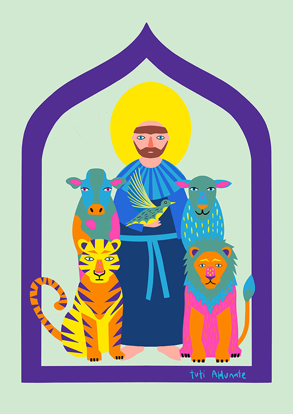 Lámina descargable "San Francisco de Asís"