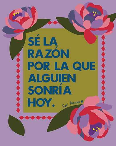 Lámina descargable "Sé la razón..."