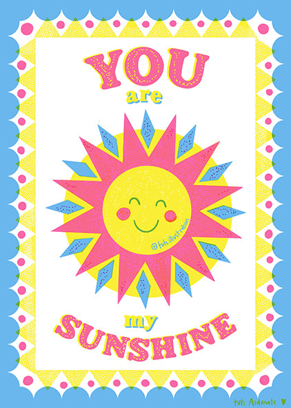 Lámina descargable "You are my sunshine"